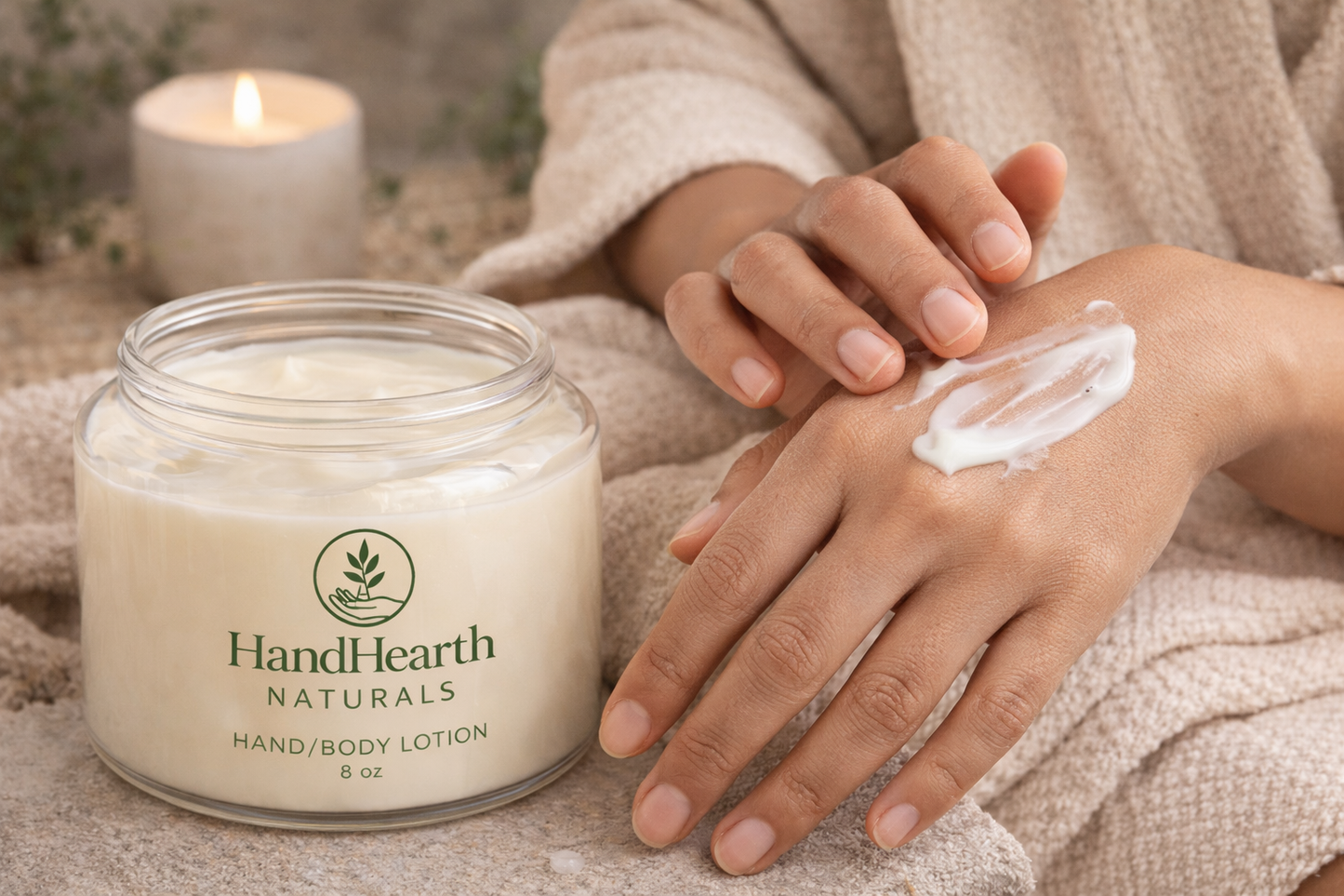 HandHearth Naturals – Full-Size Hand & Body Lotion (Variety of Scents)