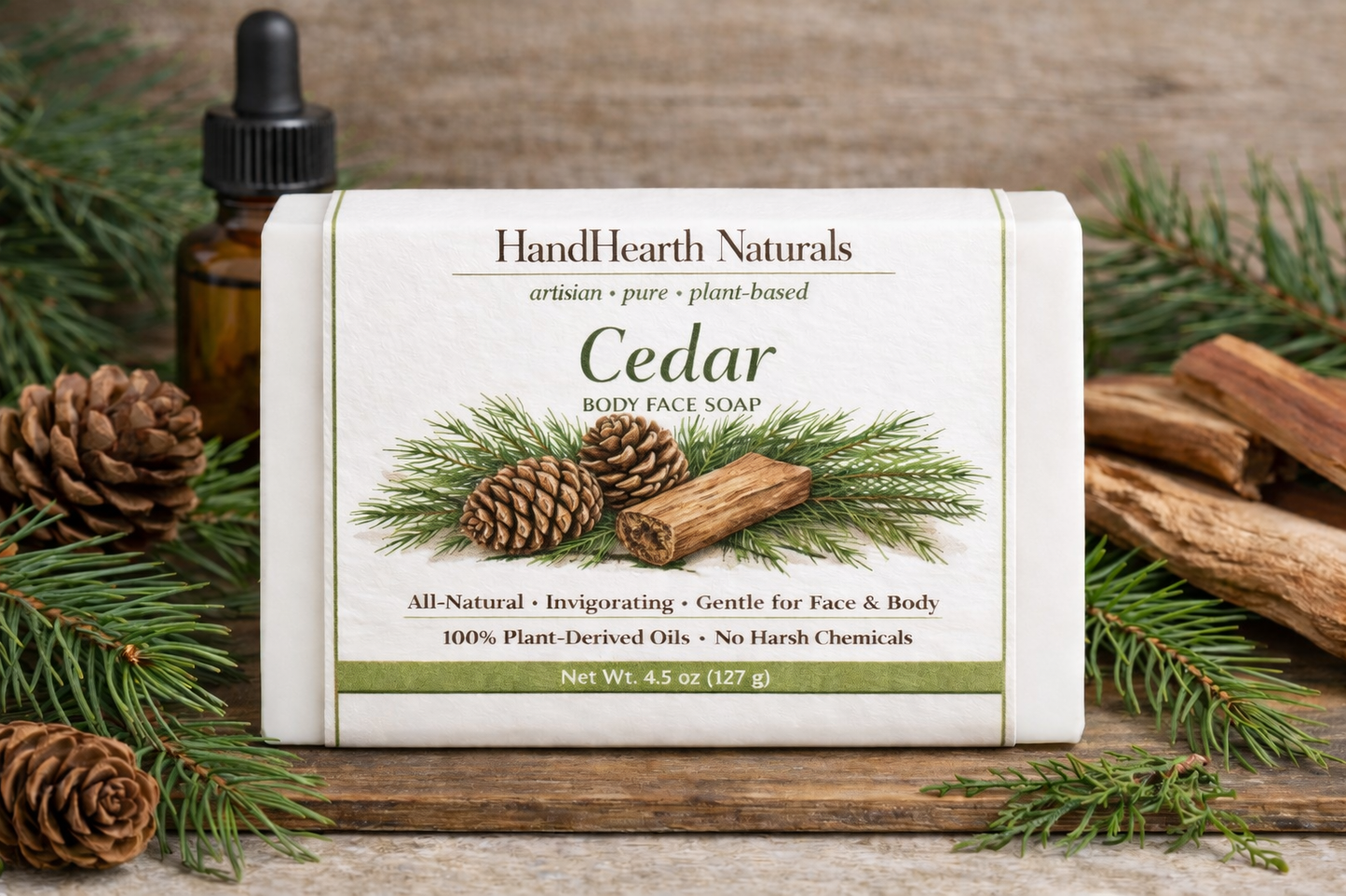 Cedar Body Face Soap