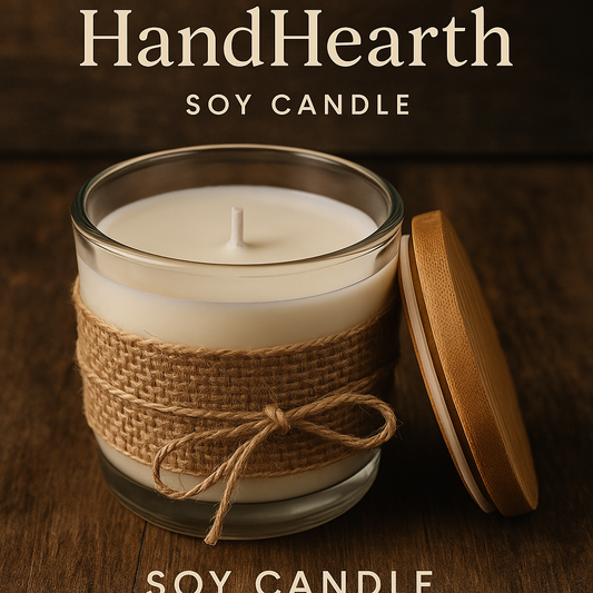 100% Soy wax eco-friendly (A beautiful day essential oils) scented candle