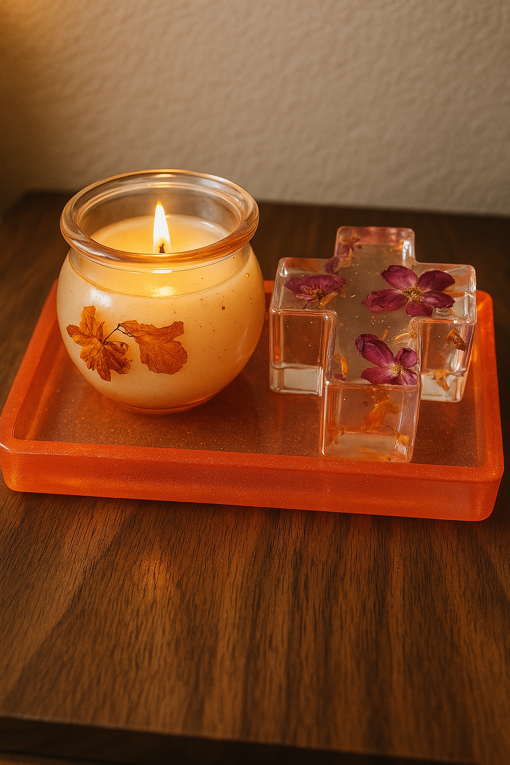 Hand-poured, all-natural soy candle and handmade jar, scents vary and can be requested. Perfect Jar