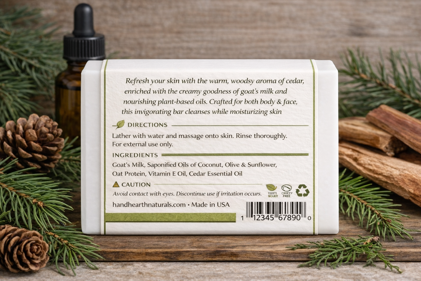 Cedar Body Face Soap