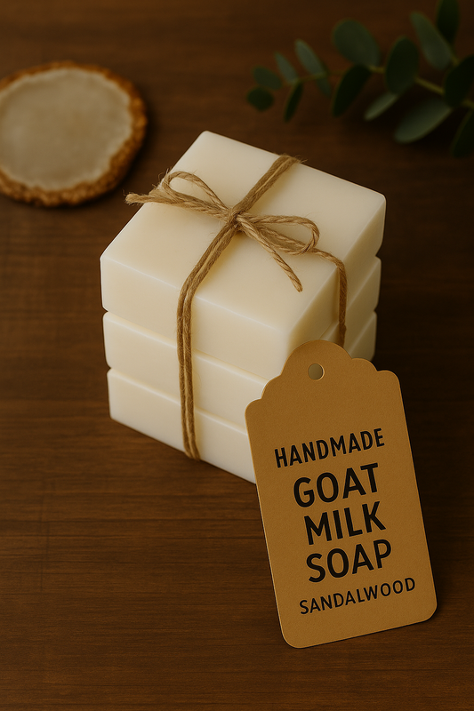 Goat Milk Soap Gift set without boat 3 Bars– Organic Essential Oils | For Him & Her